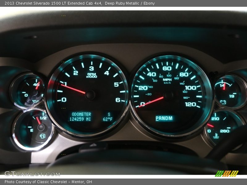 Deep Ruby Metallic / Ebony 2013 Chevrolet Silverado 1500 LT Extended Cab 4x4