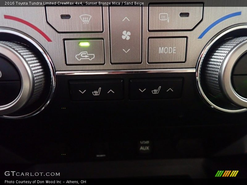 Sunset Bronze Mica / Sand Beige 2016 Toyota Tundra Limited CrewMax 4x4