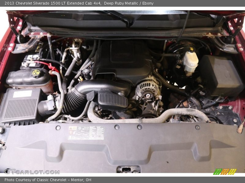 Deep Ruby Metallic / Ebony 2013 Chevrolet Silverado 1500 LT Extended Cab 4x4