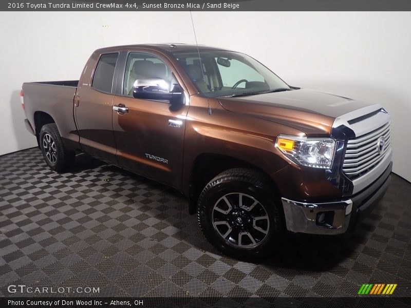 Sunset Bronze Mica / Sand Beige 2016 Toyota Tundra Limited CrewMax 4x4