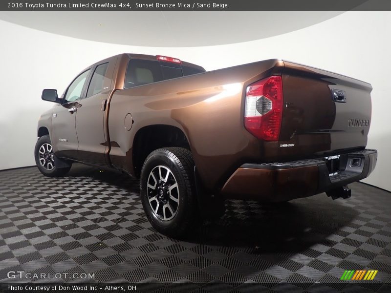 Sunset Bronze Mica / Sand Beige 2016 Toyota Tundra Limited CrewMax 4x4