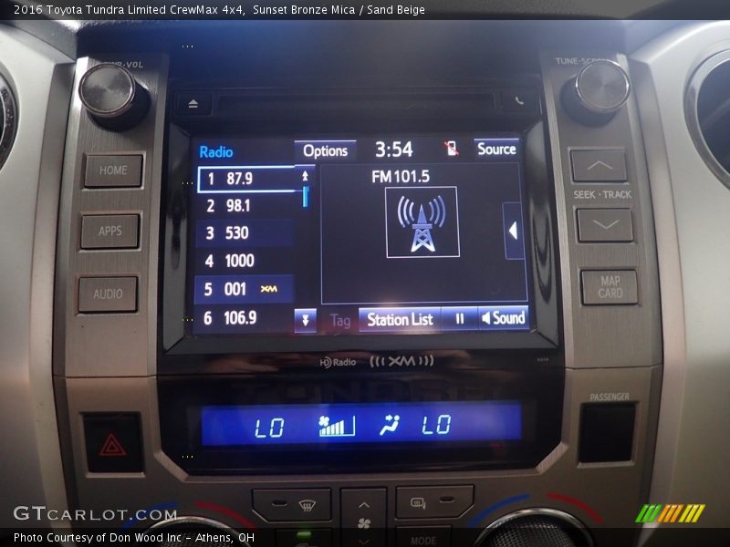 Sunset Bronze Mica / Sand Beige 2016 Toyota Tundra Limited CrewMax 4x4