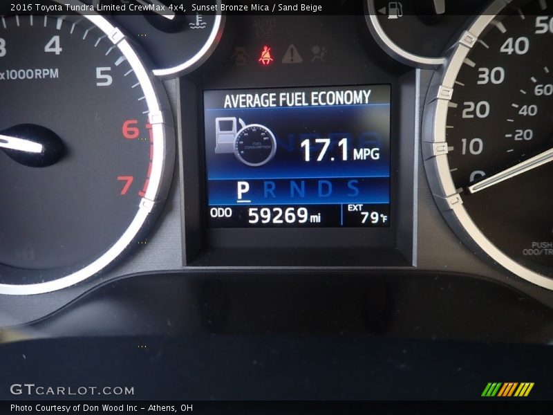 Sunset Bronze Mica / Sand Beige 2016 Toyota Tundra Limited CrewMax 4x4