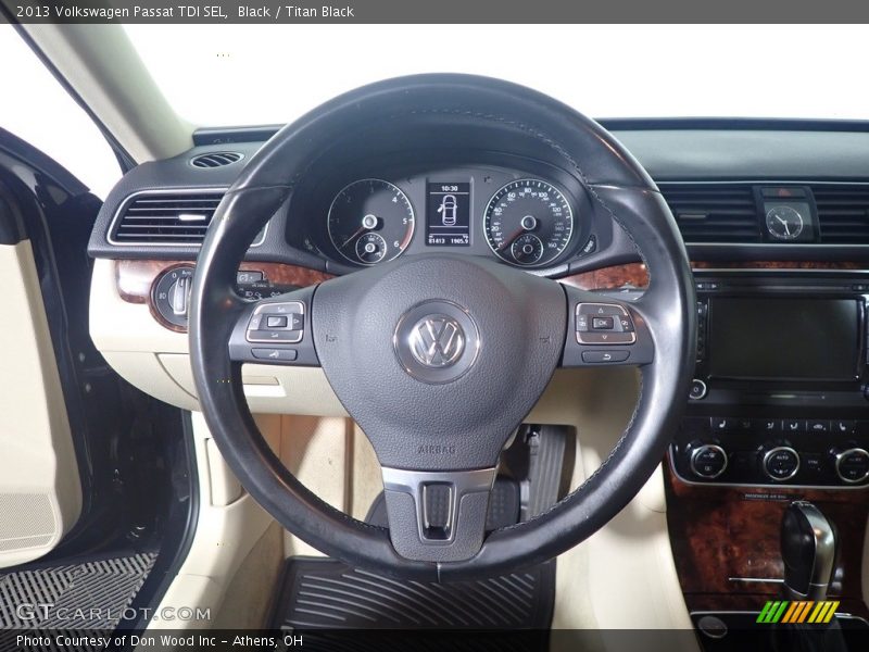 Black / Titan Black 2013 Volkswagen Passat TDI SEL