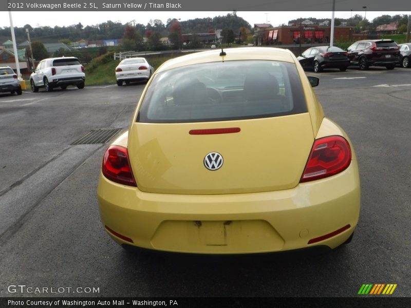 Saturn Yellow / Titan Black 2012 Volkswagen Beetle 2.5L