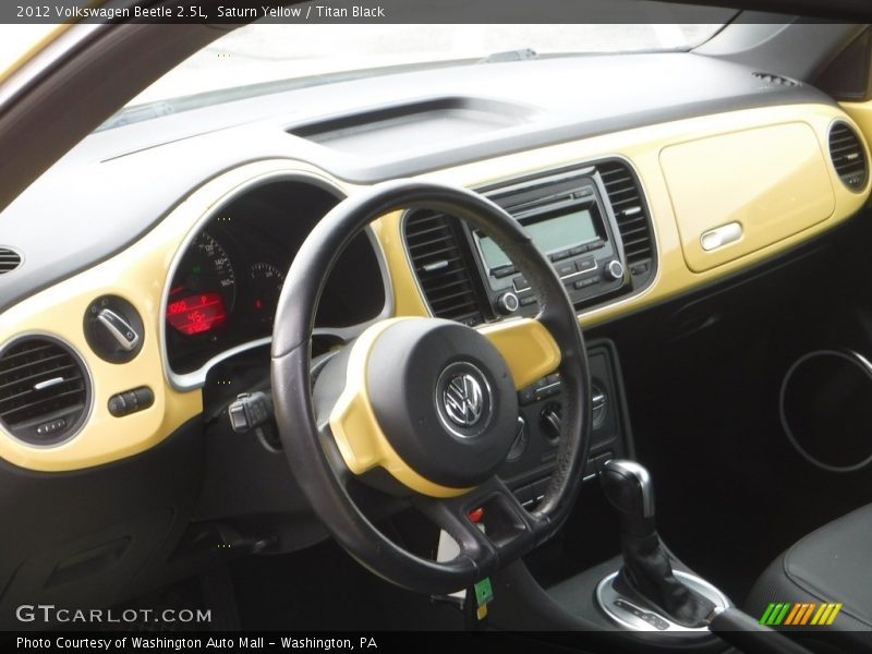 Saturn Yellow / Titan Black 2012 Volkswagen Beetle 2.5L