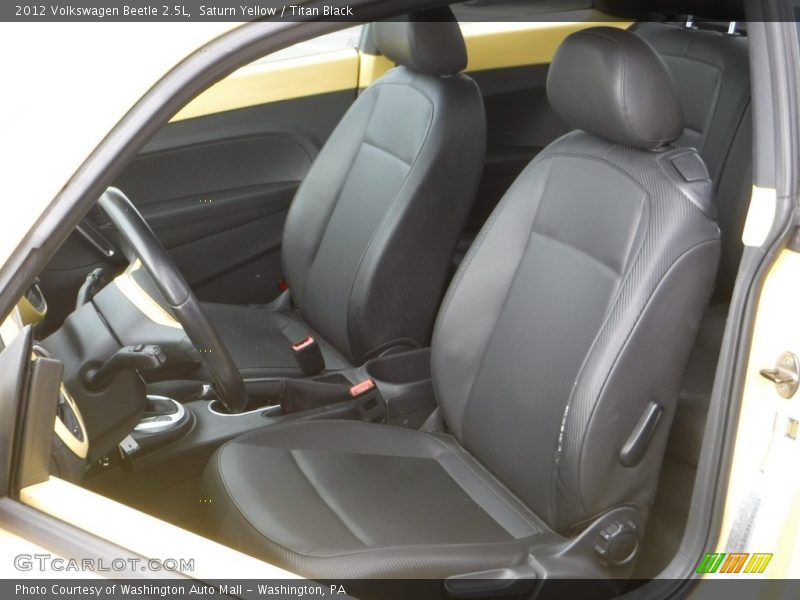 Saturn Yellow / Titan Black 2012 Volkswagen Beetle 2.5L