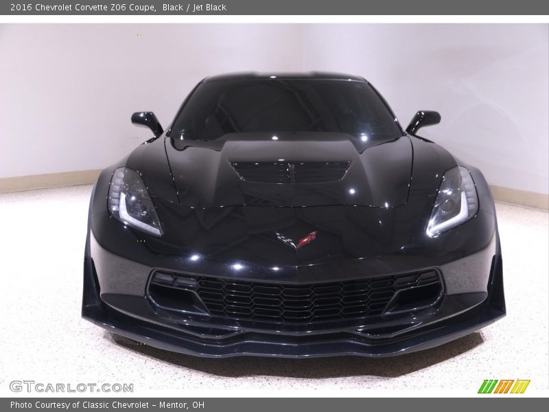 Black / Jet Black 2016 Chevrolet Corvette Z06 Coupe
