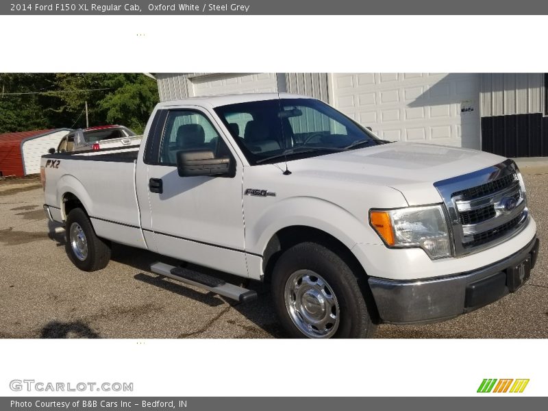 Oxford White / Steel Grey 2014 Ford F150 XL Regular Cab