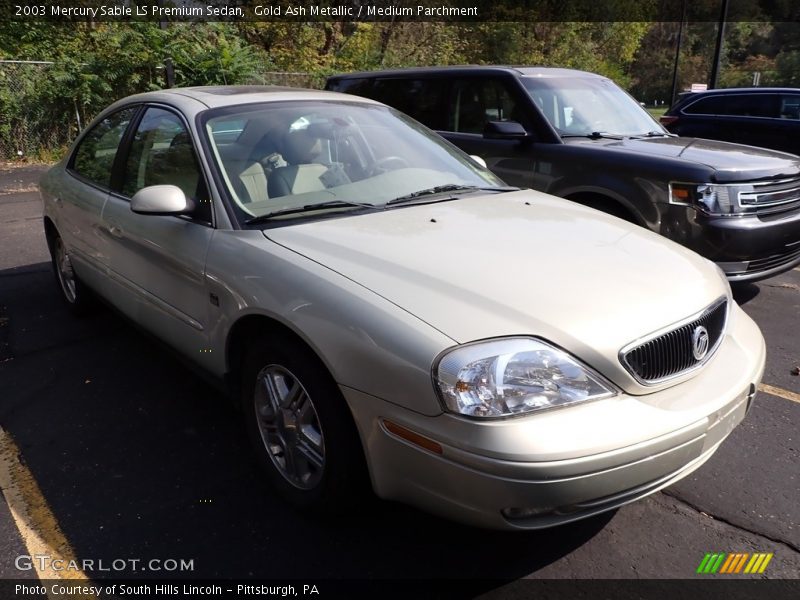 Gold Ash Metallic / Medium Parchment 2003 Mercury Sable LS Premium Sedan