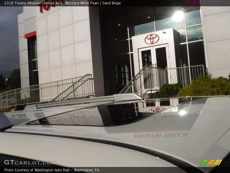Blizzard White Pearl / Sand Beige 2018 Toyota 4Runner Limited 4x4