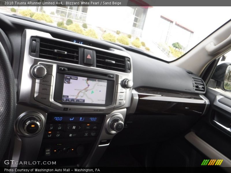 Blizzard White Pearl / Sand Beige 2018 Toyota 4Runner Limited 4x4