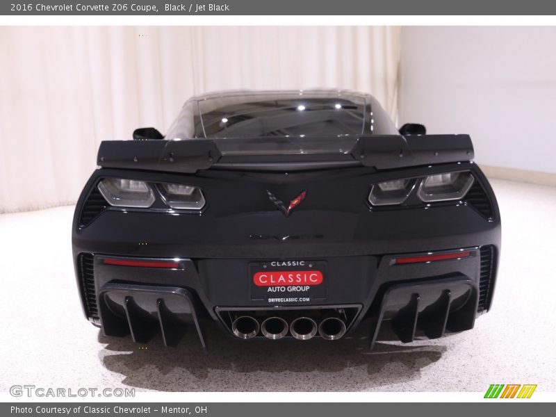 Black / Jet Black 2016 Chevrolet Corvette Z06 Coupe