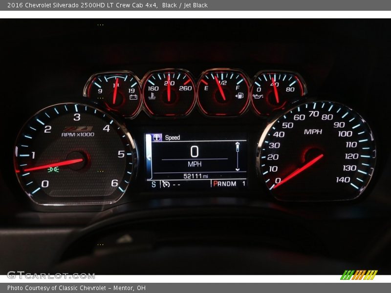 2016 Silverado 2500HD LT Crew Cab 4x4 LT Crew Cab 4x4 Gauges