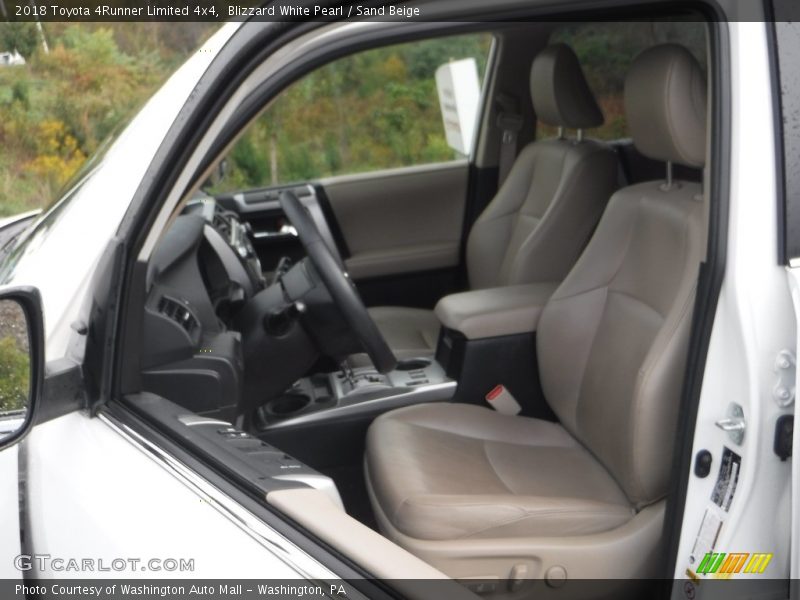 Blizzard White Pearl / Sand Beige 2018 Toyota 4Runner Limited 4x4