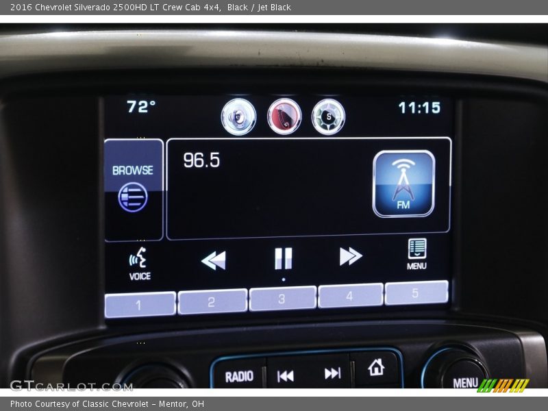 Black / Jet Black 2016 Chevrolet Silverado 2500HD LT Crew Cab 4x4