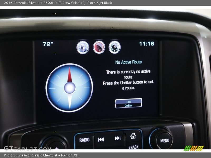 Black / Jet Black 2016 Chevrolet Silverado 2500HD LT Crew Cab 4x4