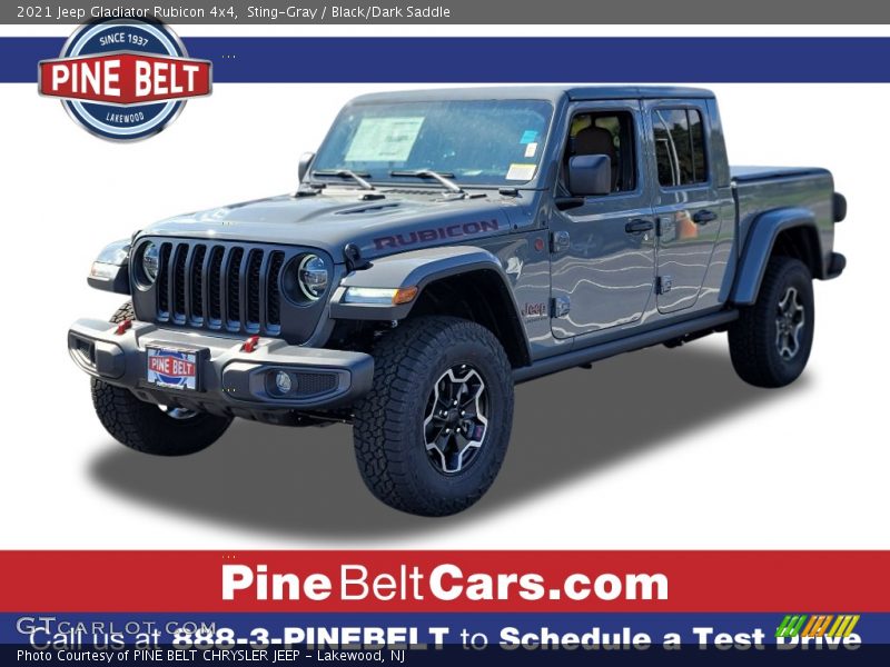 Sting-Gray / Black/Dark Saddle 2021 Jeep Gladiator Rubicon 4x4