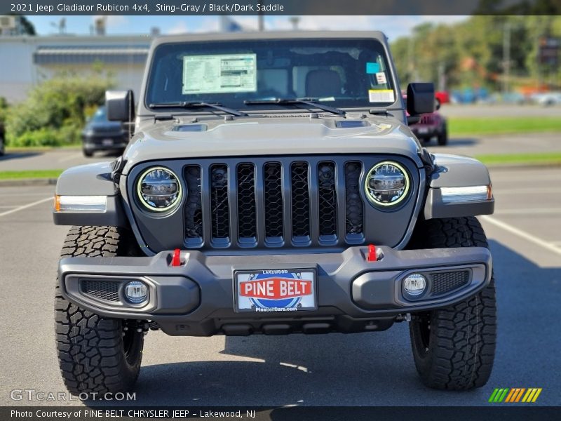 Sting-Gray / Black/Dark Saddle 2021 Jeep Gladiator Rubicon 4x4