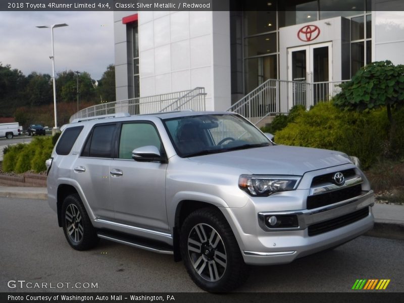 Classic Silver Metallic / Redwood 2018 Toyota 4Runner Limited 4x4