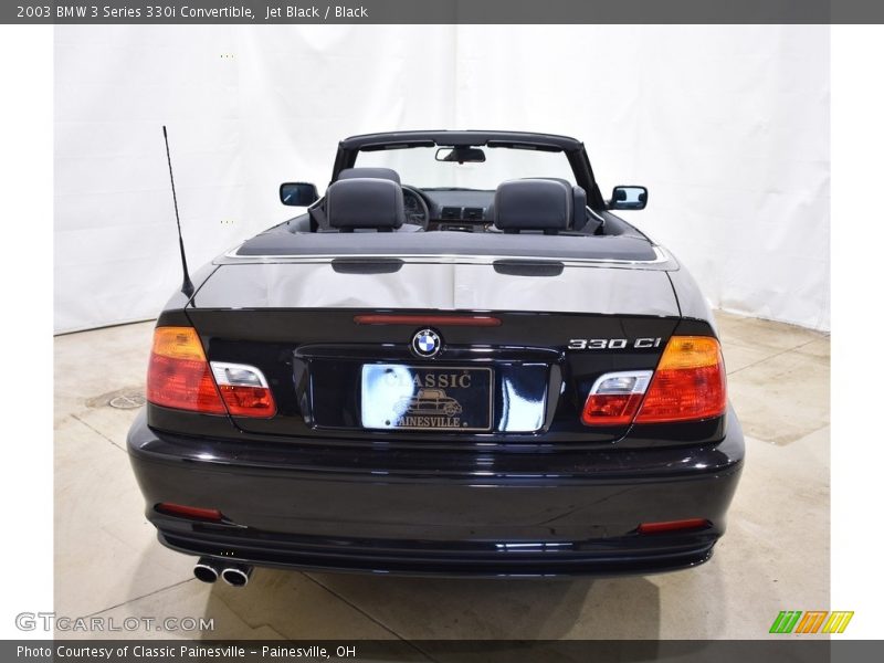 Jet Black / Black 2003 BMW 3 Series 330i Convertible