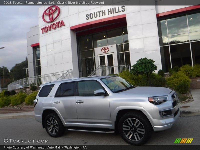 Classic Silver Metallic / Redwood 2018 Toyota 4Runner Limited 4x4