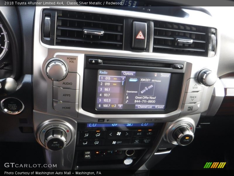 Classic Silver Metallic / Redwood 2018 Toyota 4Runner Limited 4x4
