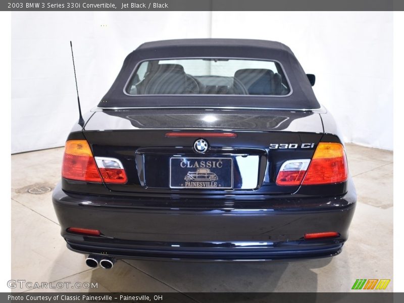 Jet Black / Black 2003 BMW 3 Series 330i Convertible