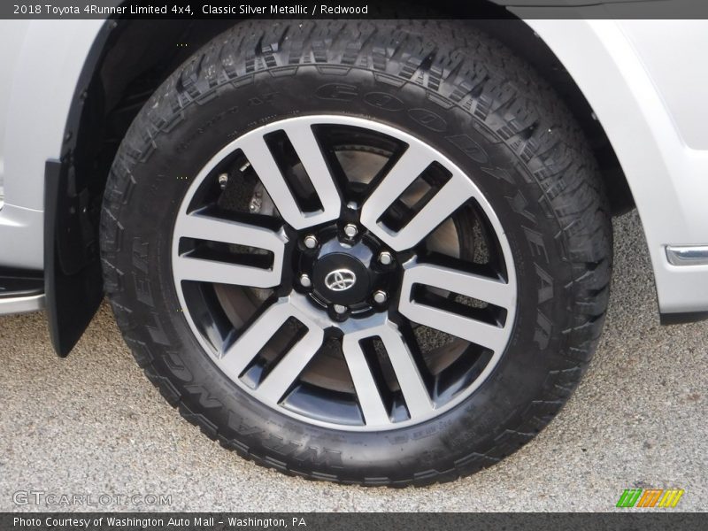 Classic Silver Metallic / Redwood 2018 Toyota 4Runner Limited 4x4