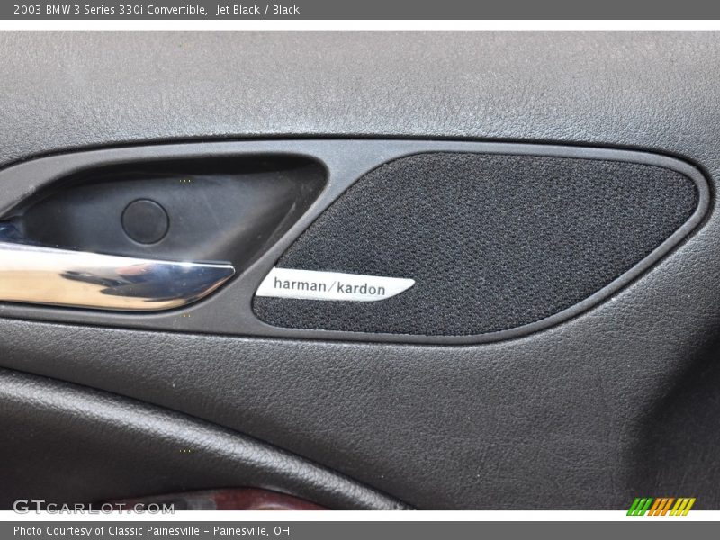 Jet Black / Black 2003 BMW 3 Series 330i Convertible