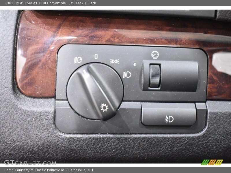 Jet Black / Black 2003 BMW 3 Series 330i Convertible