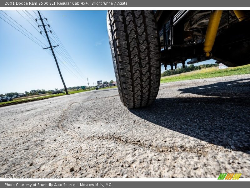 Bright White / Agate 2001 Dodge Ram 2500 SLT Regular Cab 4x4