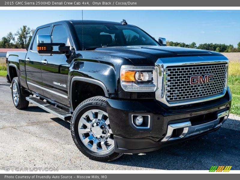 Onyx Black / Cocoa/Dune 2015 GMC Sierra 2500HD Denali Crew Cab 4x4