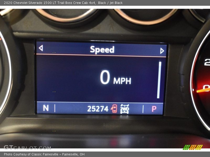 Black / Jet Black 2020 Chevrolet Silverado 1500 LT Trail Boss Crew Cab 4x4