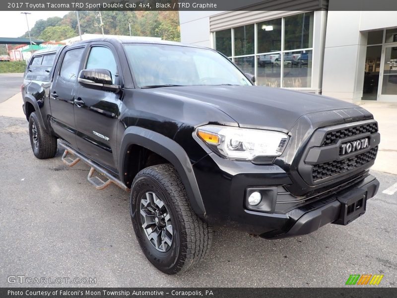 Black / TRD Graphite 2017 Toyota Tacoma TRD Sport Double Cab 4x4