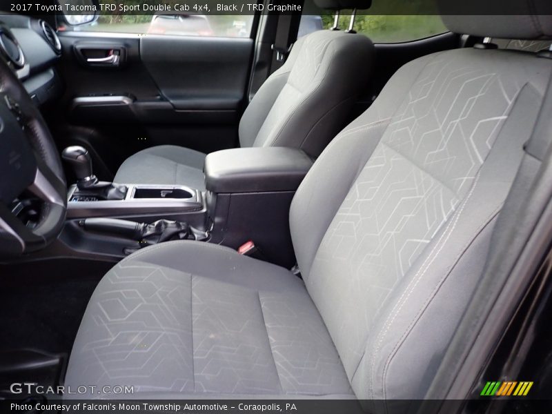Black / TRD Graphite 2017 Toyota Tacoma TRD Sport Double Cab 4x4