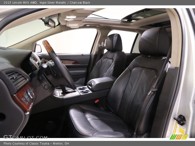 Ingot Silver Metallic / Charcoal Black 2015 Lincoln MKX AWD