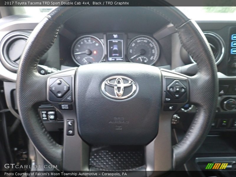 Black / TRD Graphite 2017 Toyota Tacoma TRD Sport Double Cab 4x4