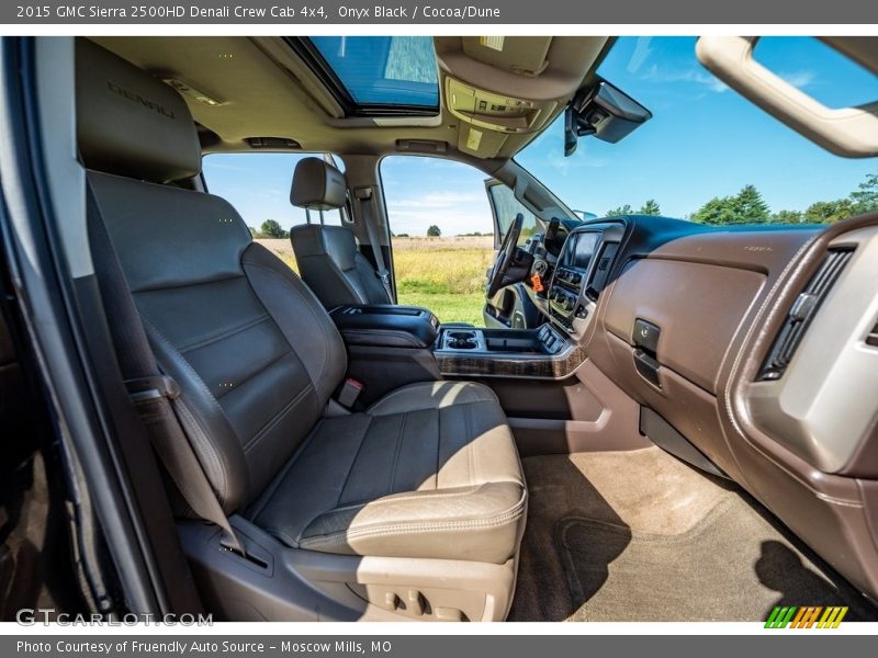 Onyx Black / Cocoa/Dune 2015 GMC Sierra 2500HD Denali Crew Cab 4x4