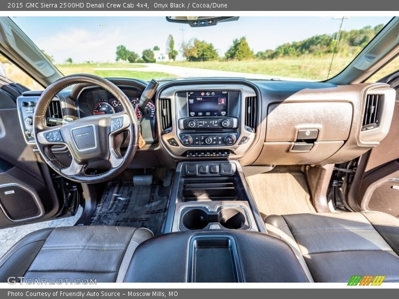 Onyx Black / Cocoa/Dune 2015 GMC Sierra 2500HD Denali Crew Cab 4x4