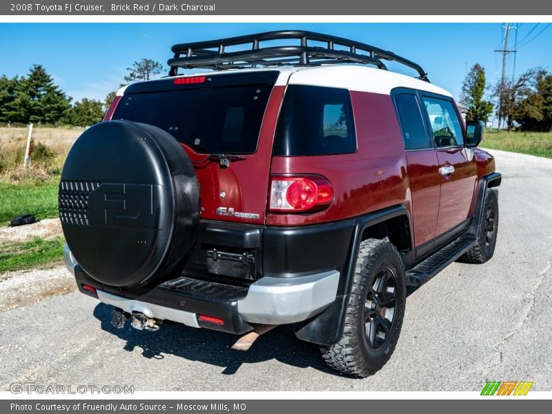 Brick Red / Dark Charcoal 2008 Toyota FJ Cruiser