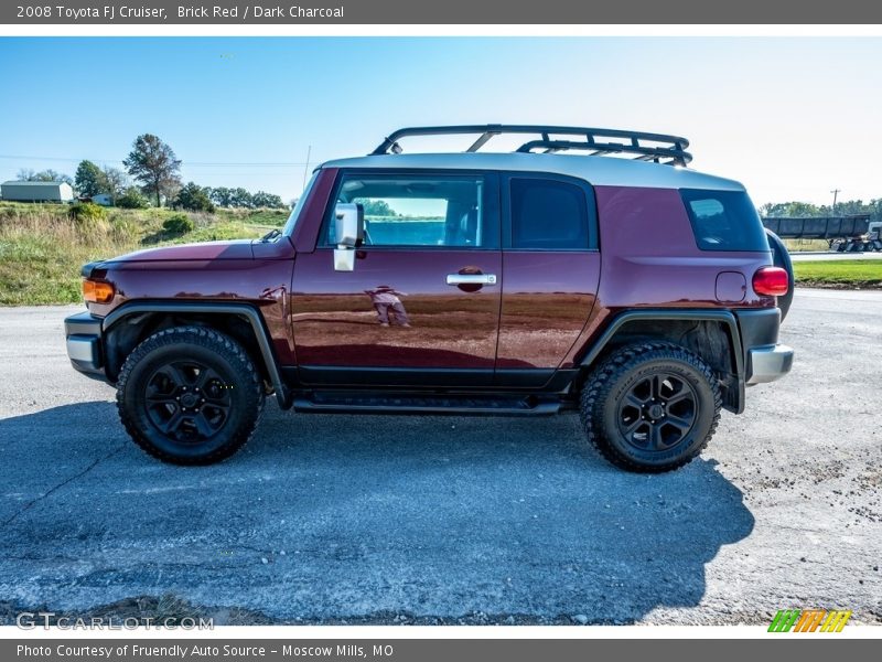 Brick Red / Dark Charcoal 2008 Toyota FJ Cruiser