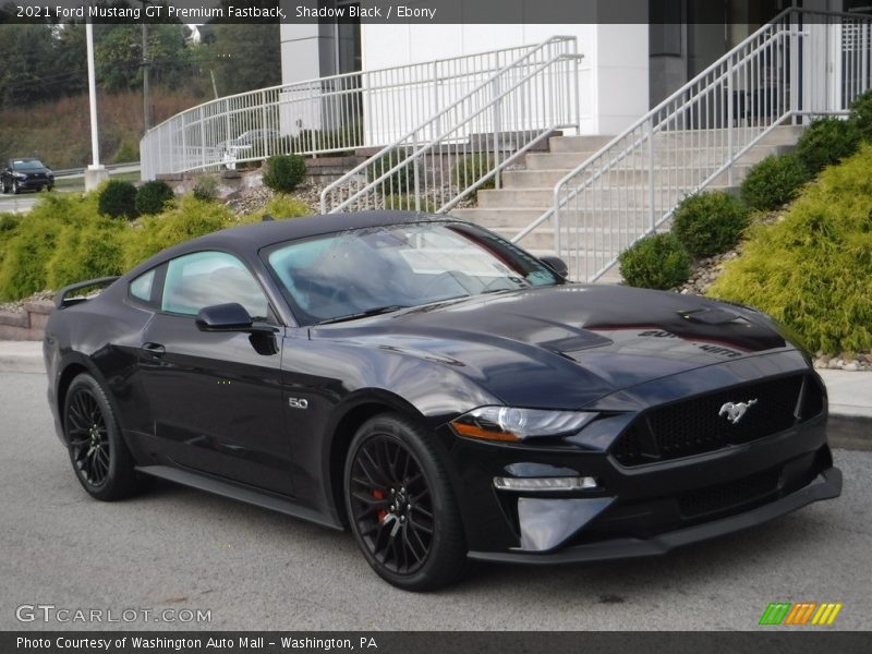 Shadow Black / Ebony 2021 Ford Mustang GT Premium Fastback