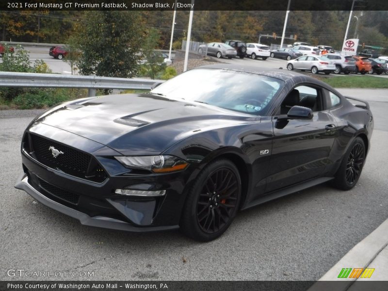 Shadow Black / Ebony 2021 Ford Mustang GT Premium Fastback