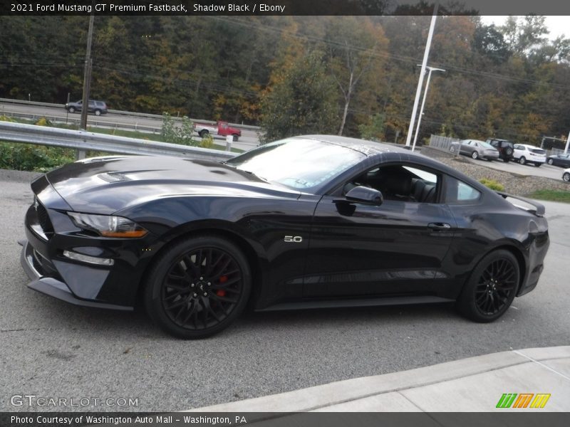 Shadow Black / Ebony 2021 Ford Mustang GT Premium Fastback