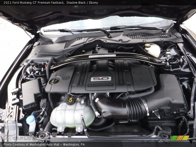  2021 Mustang GT Premium Fastback Engine - 5.0 Liter DOHC 32-Valve Ti-VCT V8