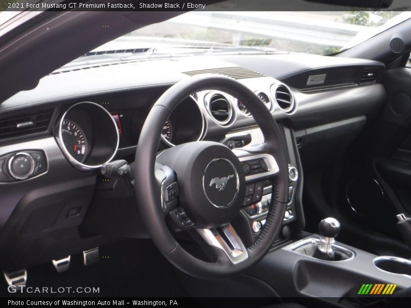 Shadow Black / Ebony 2021 Ford Mustang GT Premium Fastback
