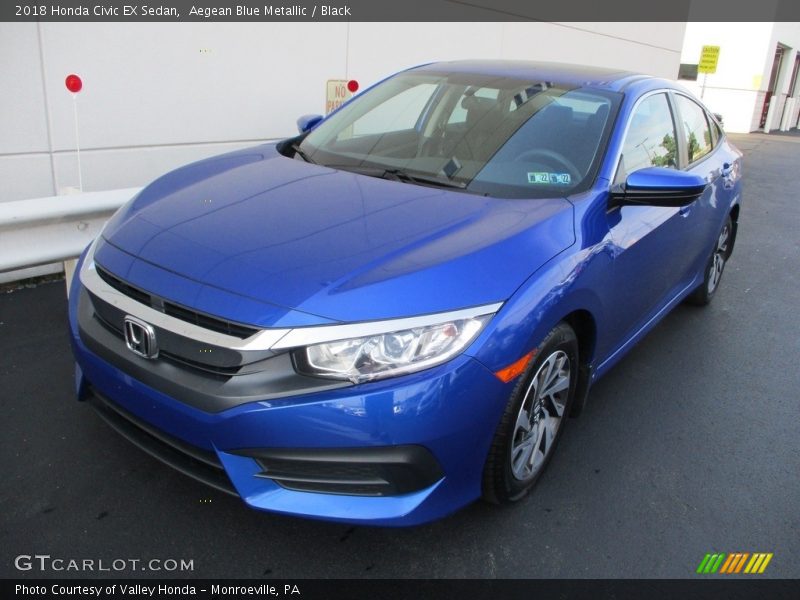 Front 3/4 View of 2018 Civic EX Sedan