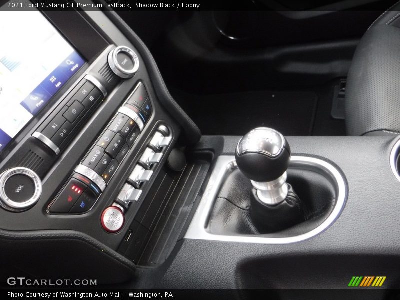  2021 Mustang GT Premium Fastback 6 Speed Manual Shifter