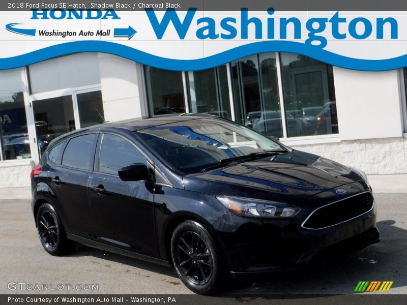 Shadow Black / Charcoal Black 2018 Ford Focus SE Hatch